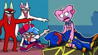 Friday Night Funkin' VS Poppy Playtime - Boyfriend Monster School | Swap FNF