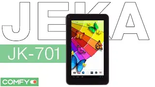 Jeka JK-701 - практичный планшет начального уровня - Видеодемонстрации от Comfy