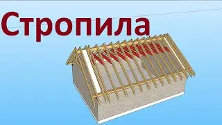 Rafter system for a mansard roof. DIY home