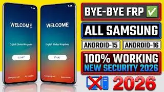 Bye-Bye Samsung FRP Bypass🔥Android 15-16 Latest Security Patch 2026 New Trick 100% Working 🚀