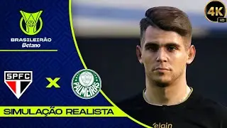 SAO PAULO X PALMEIRAS | 4K ULTRA REALISTIC | GOGOSZ PATCH GAMEPLAY PES 2021.