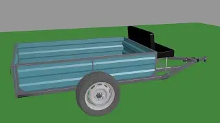 Телега для мотоблока
