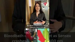 Stock Market Crash Today: Bloodbath on Dalal Street as Sensex crashes by nearly 2,400