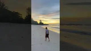 Golden hour #sunset at Pulau Belitung