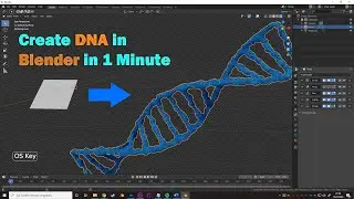 Create DNA in Blender in 1 Minute!