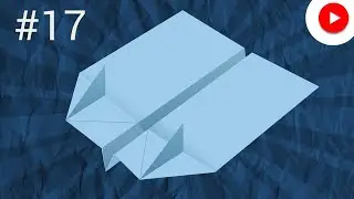 17. How to make a flying plane out of paper using origami / step by step lessons