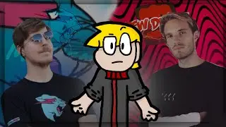 MR BEAST e PEWDIEPIE - Quem é melhor? (ToonVlog)