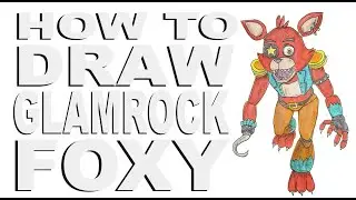 How to draw Glamrock Foxy (FNaF: Security Breach)