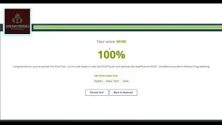python Final test 100% !!cisco !! netcad !! shri ram tutorials