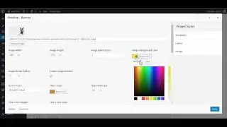 How To Customize Banner Widget