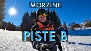 Ski France - Morzine : Piste B (Blue) Portes Du Soleil