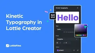 #14 Kinetic Typography | Lottie Creator