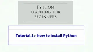 #1 How to Download And Install Python On Windows 10 In Hindi