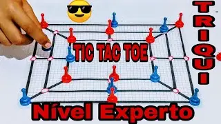 TIC TAC TOE Challenge - TRIQUI - NIVEL EXPERTO - El juego del gato - Solo para genios -  