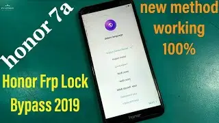 Honor 7a | 7x | 7s frp bypass without PC