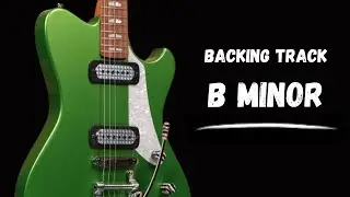 Smooth Groove Guitar Backing Track Jam in B Minor | 85 bpm