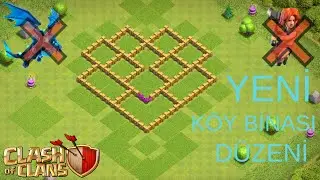 GEÇİLMEZ KÖY BİNASI DÜZENİ - CLASH OF CLANS