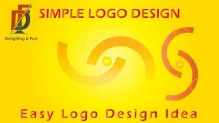 Modern Ellipse Logo Design in Adobe Illustrator Tutorials || Designing & Fun
