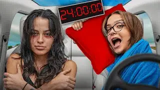 24 SAAT ARABA 'DA KALDIK SON ÇIKAN KAZANIR !? w/@aysudeornek