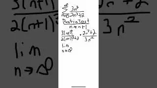 EASIEST TEST FOR SERIES CONVERGENCE!!! #math #hack #calculus