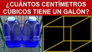 Cuantos centimetros cubicos tiene un galon