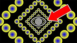 Crazy Optical Illusion Yellow