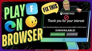 🎮How to Play Fortnite on Browser + Fix Xbox Cloud Gaming