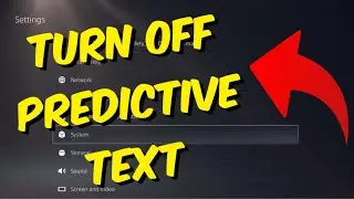 How To Turn Off Predictive Text On PS5 - How To Delete Predictive Text On PS5
