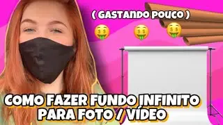 DIY - COMO FAZER FUNDO INFINITO PARA FOTO/VÍDEO GASTANDO MENOS DE 50 REAIS