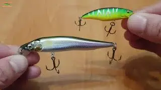 Copies of Megabass Vision 95Q-Go and Great Hunting Minnow from JohnCoo! COOL WOBBLERS! REVIEW!