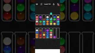ball sort color puzzle game level 131 | ball sort color puzzle level 131