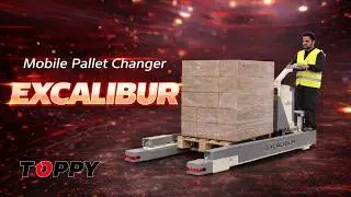 EXCALIBUR Mobile Pallet Changer – Zero Stress on Load ⚔️