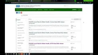 Beyond Crime Data: CDC PLACES Local Data for Better Health - Zip Code Example (ZCTA)