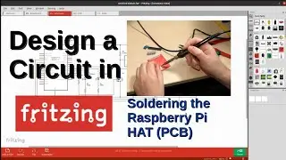 Soldering a Raspberry Pi HAT - Circuit Design in Fritzing