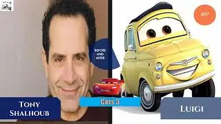 The Cast Of Voice Actors of the Cars 3 2016 Before And After