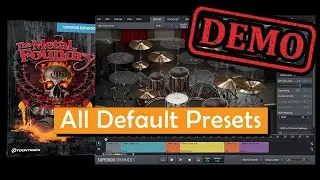 Toontrack The Metal Foundry SDX All Drum Presets Demo