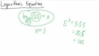 Logarithmic Equations - Example 2