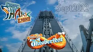Thorpe Park Oktoberfest 2022 ||
STAYING AT THE SHARK CABINS!