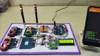 Density based Traffic Light Control System with IOT