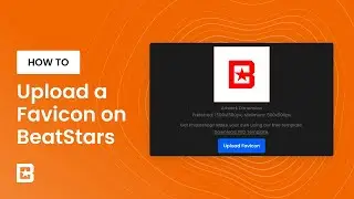How To Upload A Favicon On BeatStars