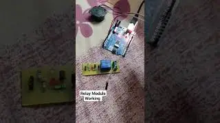 Relay module working| Arduino project 