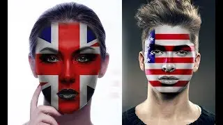 FACE PAINT! How to Paint Graphics onto a Face : Photoshop Tutorial