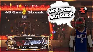 I WENT ON A 50 GAME WIN STREAK AND LOST TO THIS UNBELIEVABLE BUILD ON NBA 2K20..