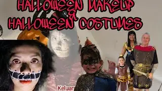 HALLOWEEN MAKEUP & HALLOWEEN COSTUMES UNTUK DEWASA & ANAK (LATE POST. COLLAB 🎃