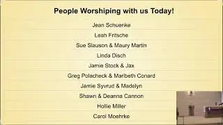 Trinity Lutheran Church Lake Mills Live Stream
