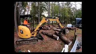 Sorting and stacking logs
