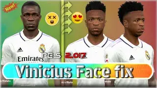 PES 2017 FACEPACK FIX - Vinicius Jr