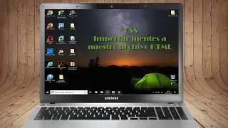 CSS - IMPORTAR UNA FUENTE EXTERNA A NUESTRO DOCUMENTO HTML