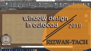 AutoCAD 3D Window Modeling Tutorial / For Beginners