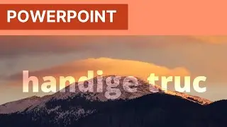 Hoe je een foto door tekst heen laat schijnen in PowerPoint #powerpoint_tips #presentationdesign